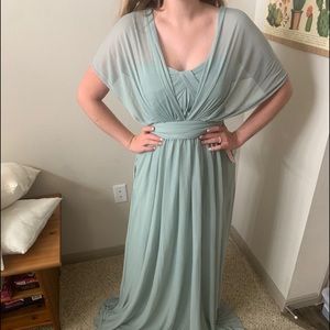 Bridesmaid dress - sage green